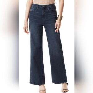 Sam Edleman Codie High-rise Wideleg Black Ankle Jeans 27